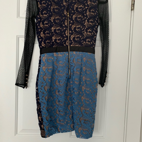 Self Portrait Asymmetrical Petal dress SOLD OUT - Picture 6 of 7